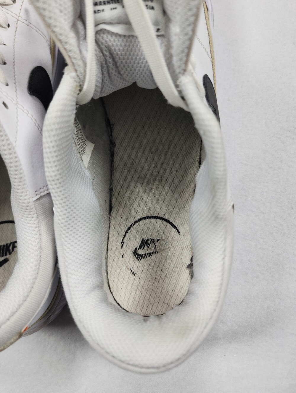 Nike Court Legacy Lift Platform Sneakers White Black Women's Size 9 - Picture 4 of 11